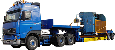 Aeby Transport Fribourg camion transports spéciaux semi-remorque extra-basse