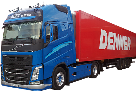 Aeby Transport Fribourg camion train routier distribution Verteilertransport